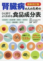 腎臓病の人のためのひと目でよくわかる食品成分表