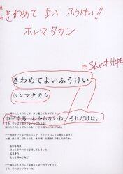 きわめてよいふうけい　Ｓｈｏｒｔ　ｈｏｐｅ　中平卓馬