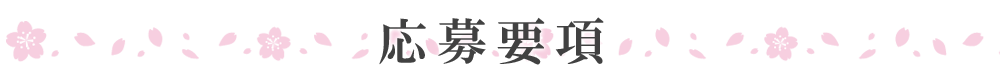 応募要項