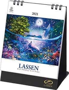 卓上Ｔ　クリスチャン・リース・ラッセン　２０２１年カレンダー