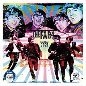 ザ・ビートルズ（輸入版・ポスター付き）　２０２１年カレンダー