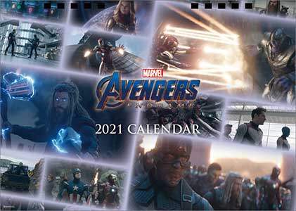 卓上　ＭＡＲＶＥＬ　２０２１年カレンダー