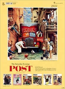 サタデー・イブニング・ポスト（ノーマン・ロックウェル）　２０２２年カレンダー