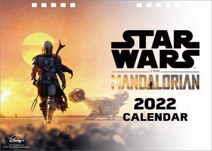 卓上　マンダロリアン　２０２２年カレンダー
