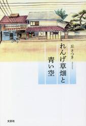 れんげ草畑と青い空
