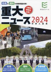 重大ニュース　中学入試用　２０２４年