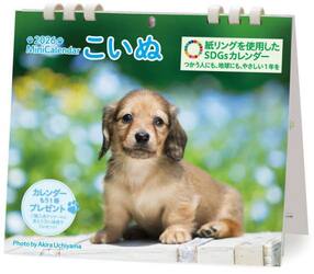 ミニカレンダーこいぬ２０２６