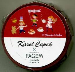 ペイジェムミネットマスキングテー　レッド