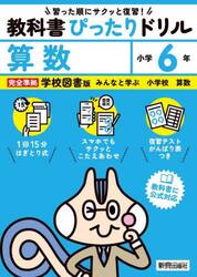 教科書ぴったりドリル算数　学校図書版　６年