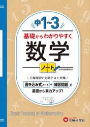 中１〜３基礎からわかりやすく数学ノート