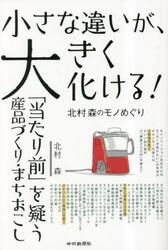 小さな違いが、大きく化ける！　「当たり前」を疑う産品づくり・まちおこし　北村森のモノめぐり