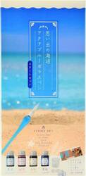 思い出の海辺　アクアブルーガラスペン