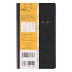 　ＮＯＬＴＹ（ノルティ）　マンスリースリムーｉアイダにメモ月曜（ブラック）［１６４２］　２０２６年１月始まり