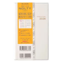 　ＮＯＬＴＹ（ノルティ）　マンスリースリム−ｉアイダにメモ日曜（アイボリー）［２６２８］　２０２６年１月始まり