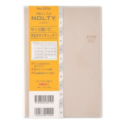 　ＮＯＬＴＹ（ノルティ）　マンスリーＢ６−ｉ日曜（ベージュ）［２６３６］　２０２６年１月始まり