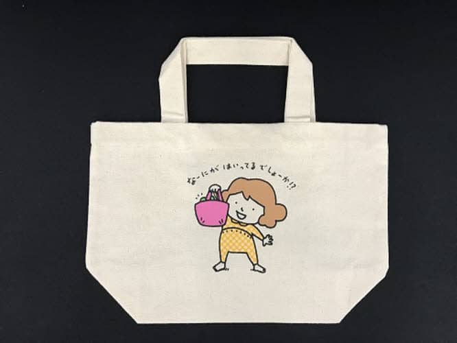 なつみちゃんトートバッグ〈ピンク〉
