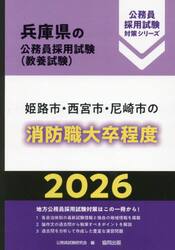 ’２６　姫路市・西宮市・尼崎　消防職大卒