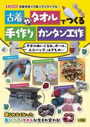 古着やタオルでつくる手作りカンタン工作　タオルぬいぐるみ、ボール、エコバッグ、はきもの…