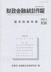 財政金融統計月報　８３８