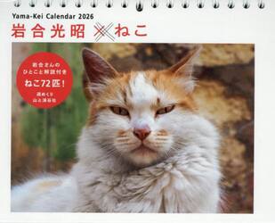 カレンダー　’２６　岩合光昭×ねこ