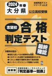 ’２４　春　大分県公立高校受験最終確認