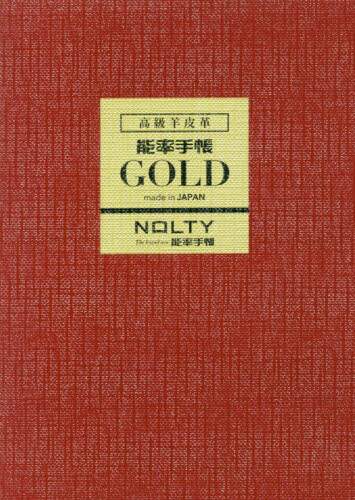 ＮＯＬＴＹ能率手帳ゴールド小型（黒）（２０２１年版１月始まり）