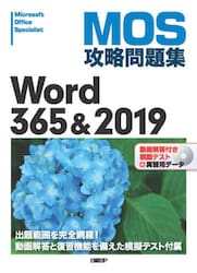 ＭＯＳ攻略問題集Ｗｏｒｄ　３６５＆２０１９　Ｍｉｃｒｏｓｏｆｔ　Ｏｆｆｉｃｅ　Ｓｐｅｃｉａｌｉｓｔ