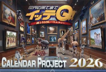 イッテＱ！カレンダー２０２６　壁掛け