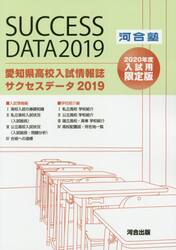 愛知県高校入試情報誌サクセスデータ　２０１９