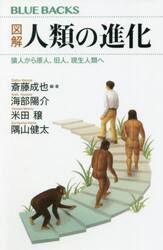 図解人類の進化　猿人から原人、旧人、現生人類へ