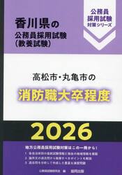 ’２６　高松市・丸亀市の消防職大卒程度
