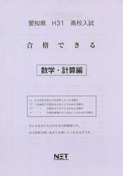 平３１　愛知県　合格できる　数学・計算編