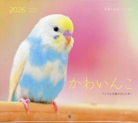 ’２６かわいんこインコと小鳥のカレンダー
