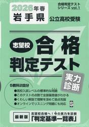 ’２６　春　岩手県公立高校受験実力診断