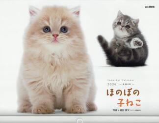 カレンダー　’２６　ほのぼの子ねこ