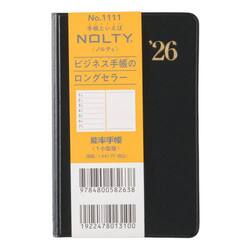 ウィークリー　ＮＯＬＴＹ（ノルティ）　能率手帳１小型版（黒）［１１１１］　２０２６年１月始まり